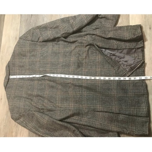 ISAIA 100% Wool Tweed Prince of Wales Sport Coat - 42R - Picture 7 of 8